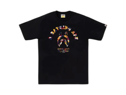 BAPE Store Kuala Lumpur Shark College Tee Black