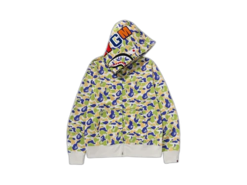 BAPE Store New Jersey Separate Shark Full Zip Hoodie Multicolor