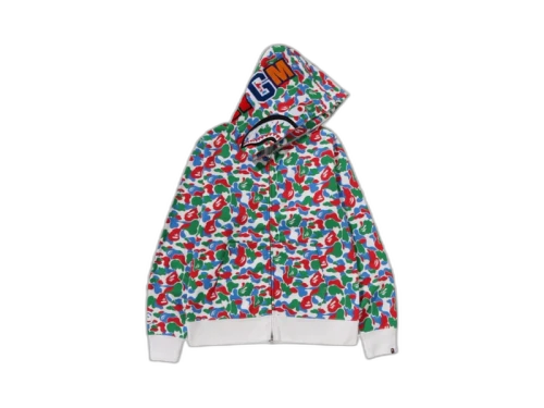BAPE Store Qingdao Separate Shark Full Zip Hoodie Multicolor