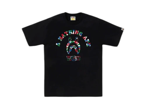 BAPE Store Qingdao Shark College Tee Black