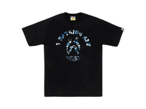 BAPE Store Shenyang Shark College Tee Black