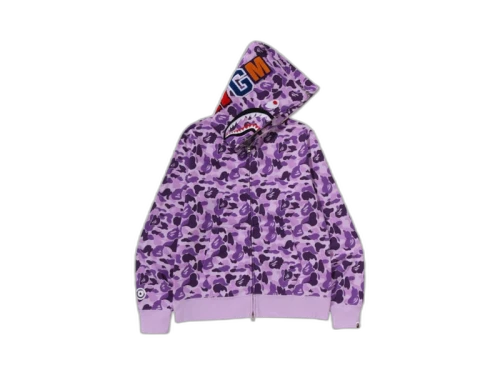 BAPE Store Taipei Separate Shark Full Zip Hoodie Multicolor