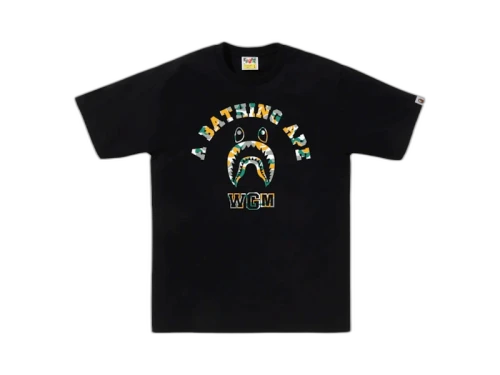 BAPE Store Wuxi Shark College Tee Black