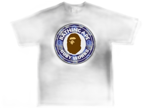 BAPE Storm Busy Works Tee Black/Purple