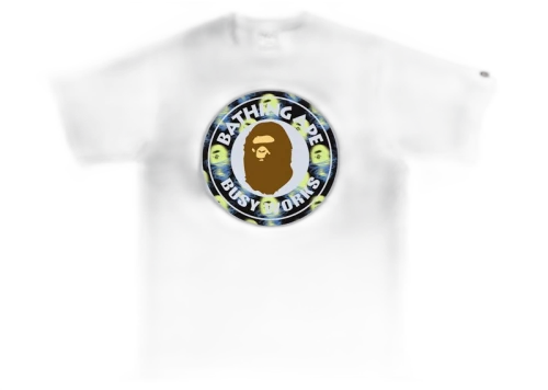 BAPE Storm Busy Works Tee White/Black