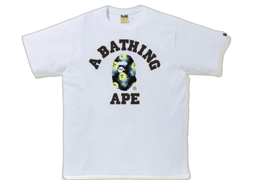 BAPE Storm College Tee White/Black