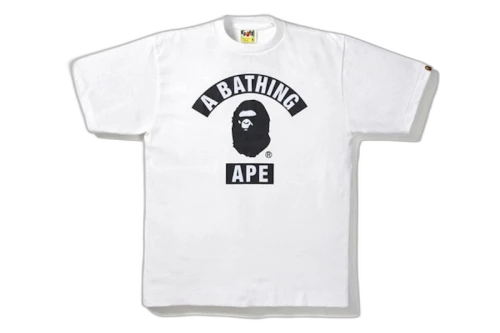 BAPE Summer Ape Head Bathing Ape Tee White