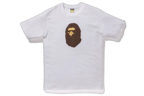 BAPE Summer Bag Ape Head Tee White