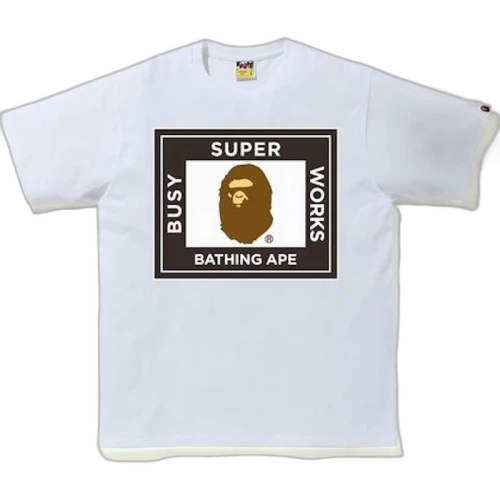 BAPE Super Busy Works Tee Gray