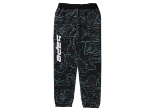 BAPE Text Code Camo Sweatpants Black