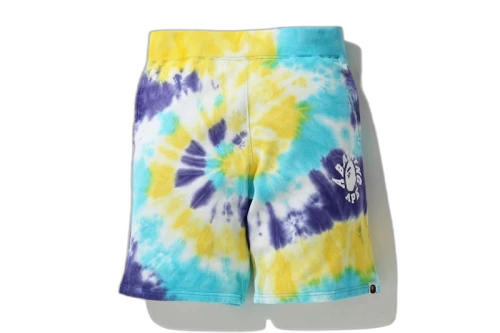 BAPE Tie Dye Sweat Shorts Multi