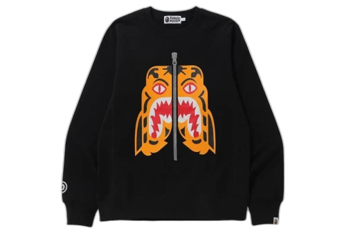 BAPE Tiger Crewneck (FW21) Black