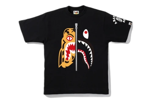 BAPE Tiger Shark Tee Black