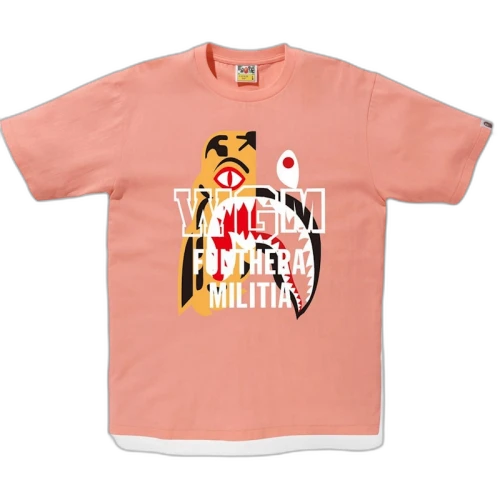 BAPE Tiger Shark Tee FW18 Pink