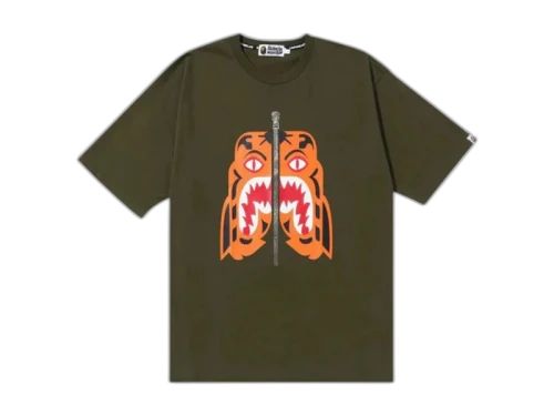 BAPE Tiger Tee Heather Green