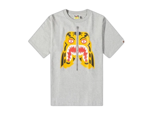 BAPE Tiger Tee Heather Grey