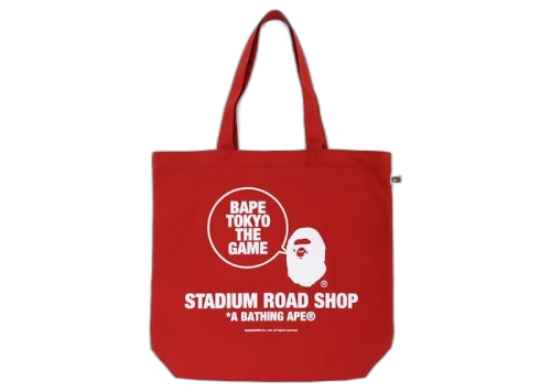 BAPE Tokyo The Game Tote Bag Red