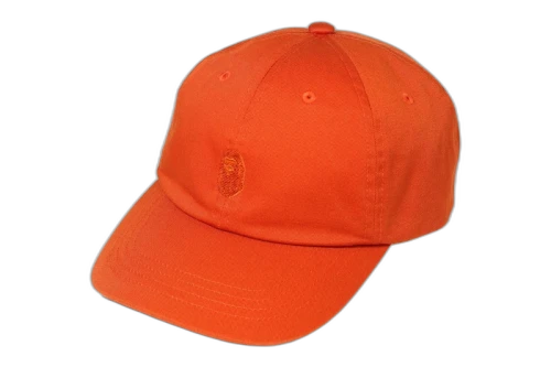 BAPE Tonal Ape Head One Point Panel Cap Orange