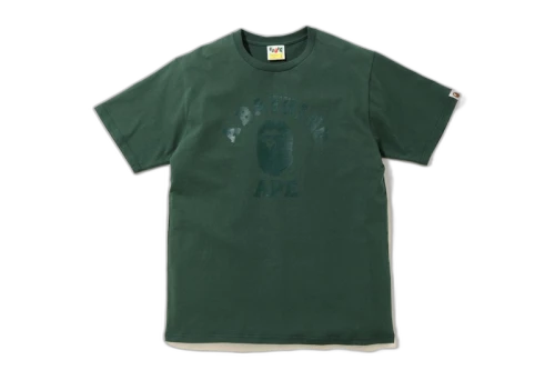 BAPE Tonal College Tee Green
