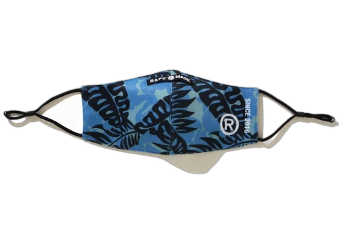 BAPE Tropical Camo Mask Blue