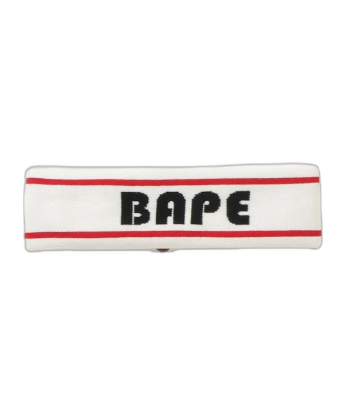 BAPE Two Tone Headband White