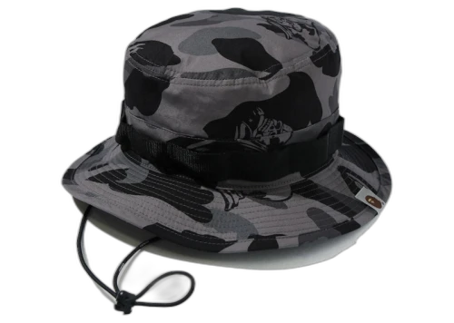 BAPE Ursus Camo Military Hat Black