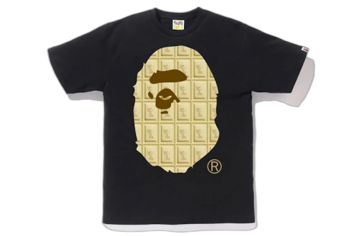 BAPE Valentine Chocolate Ape Head Tee (SS20) Black