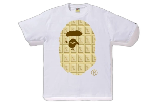 BAPE Valentine Chocolate Ape Head Tee (SS20) White