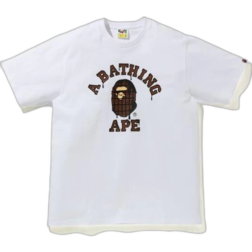 BAPE Valentine Chocolate Ape Head Tee Tee White