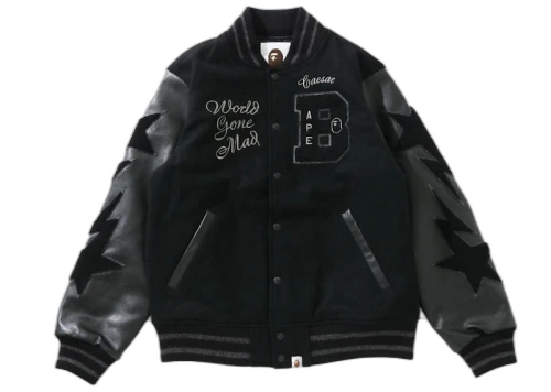 BAPE Varsity Jacket (FW21) Black