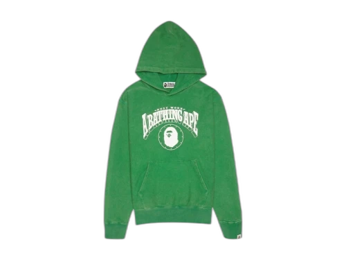 BAPE Vintage Green Logo Hoodie Green