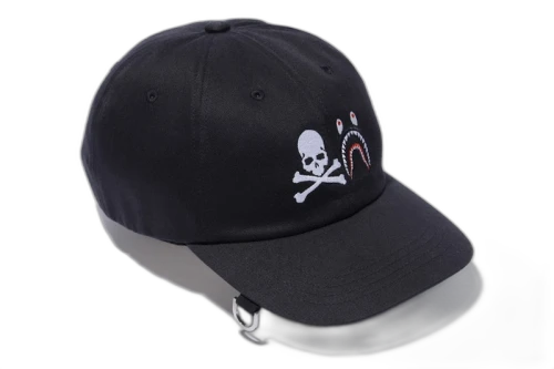 BAPE Vs Mastermind Skull Shark 6-Panel Black