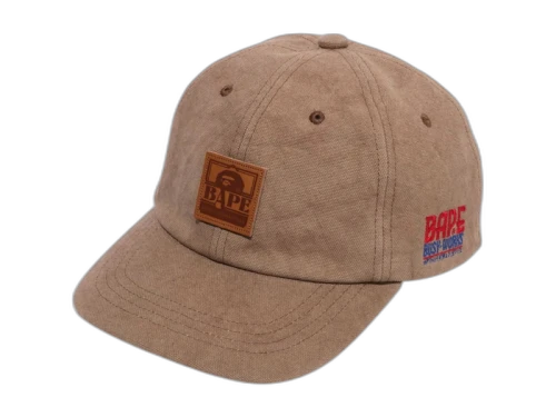 BAPE Washed Canvas Cap Beige