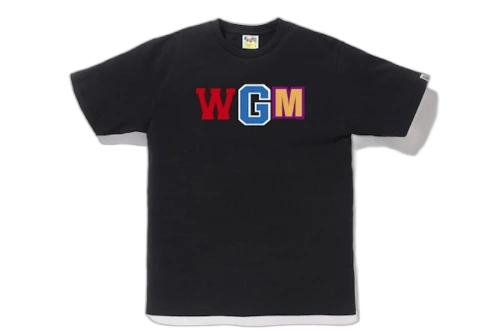 BAPE WGM Shark Tee Black