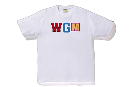 BAPE WGM Shark Tee White