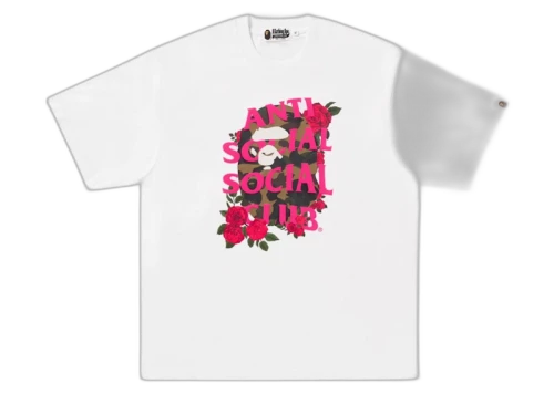 BAPE x Anti Social Social Club I Tee White