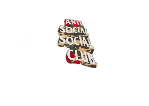 BAPE x Anti Social Social Club II Tee Grey