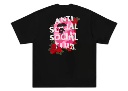 BAPE x Anti Social Social Club III Tee Black