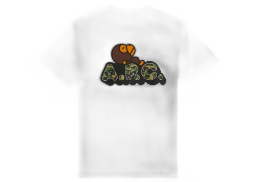 BAPE x A.P.C. Women's Milo on APC Wide T-Shirt White