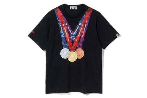 BAPE x Arena Medal Tee Black