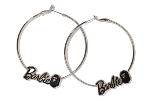 BAPE x Barbie Hoops Gold