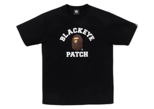BAPE x Black Eye Patch College Tee Black
