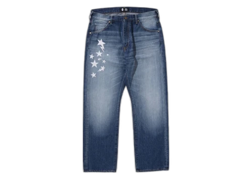BAPE x Black Eye Patch Loose Fit Denim Pants Indigo