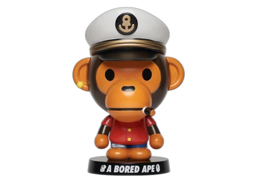 BAPE x Bored Ape Yacht Club Figure Red