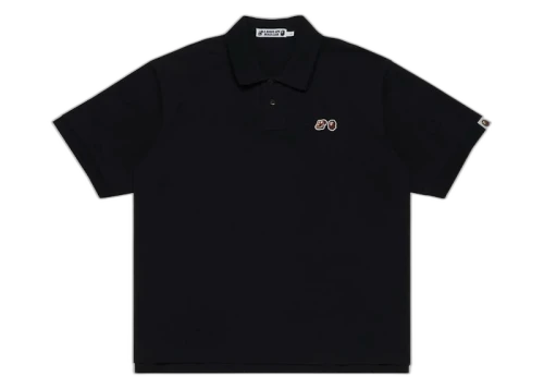 BAPE x Bored Ape Yacht Club Polo Shirt Black