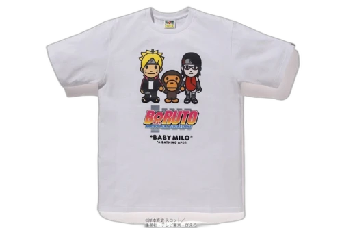 BAPE x Boruto Milo #2 Tee White