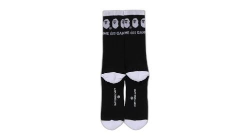 BAPE x CDG Osaka Socks (SS25) Black
