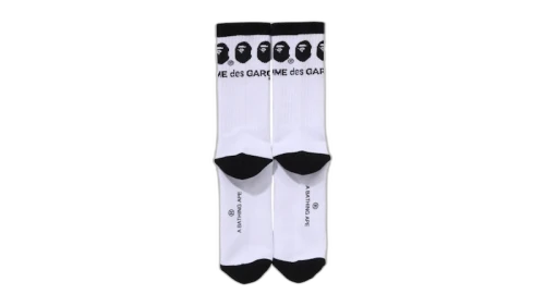 BAPE x CDG Osaka Socks (SS25) White