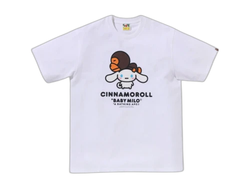 BAPE x Cinnamoroll Baby Milo Tee White
