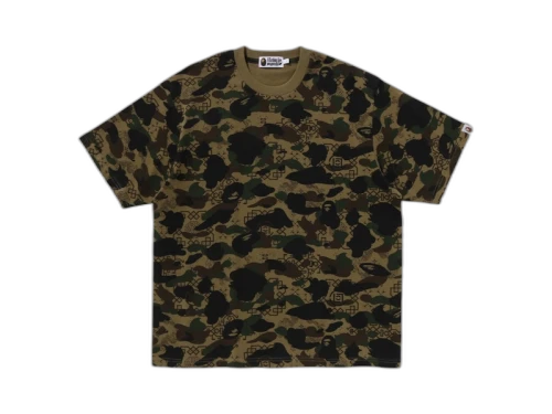 BAPE x CLOT Camo T-Shirt Olive
